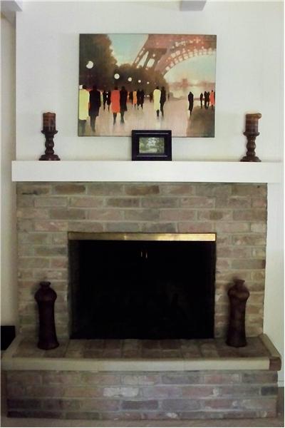 Fireplace in Family Room