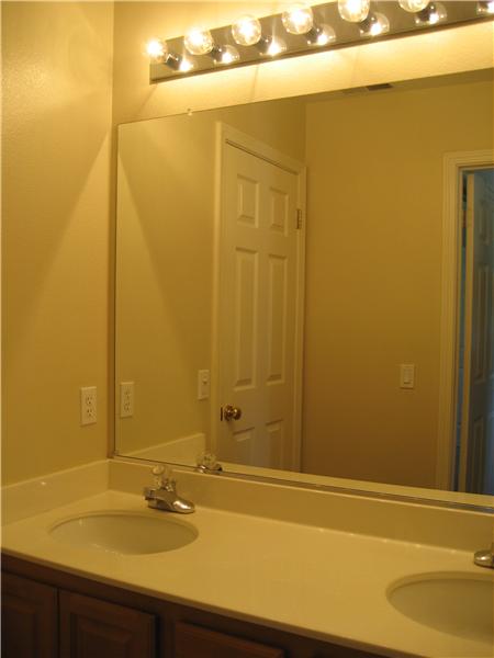 Second Bathroom - Dual Sinks & Marble Floor