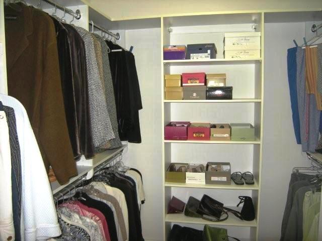 The huge walk-in closet in the MBR