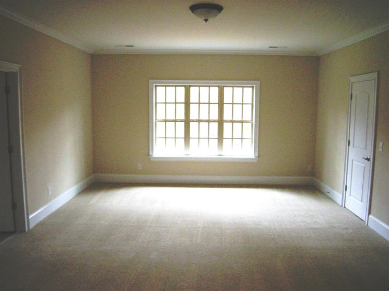 Recreation room has wall-to-wall carpet and walk-out storage space