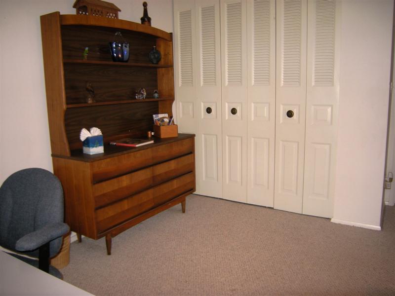 Ample closet space in the third bedroom