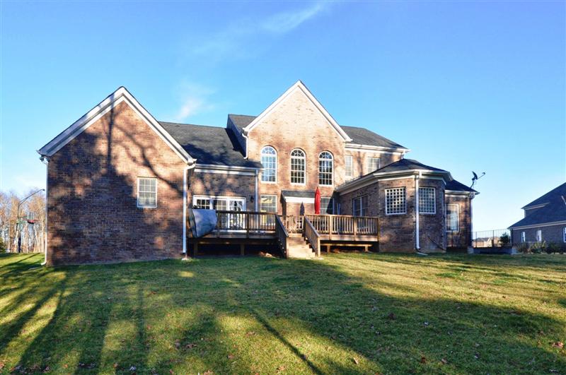Rear elevation view of this truly incredible home in Waxhaw!