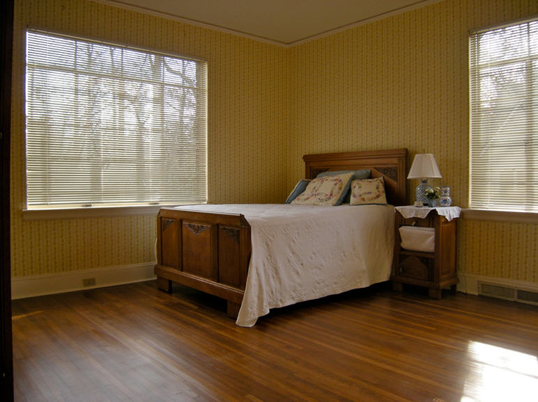 Gorgeous hardwoods and lots of natural light compliment the bedrooms