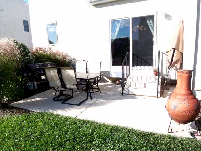 Patio/Deck:   Patio off kitchen area