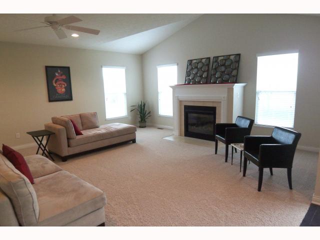 Den/Family/Great Room:  Sun-filled great room with gas log fireplace