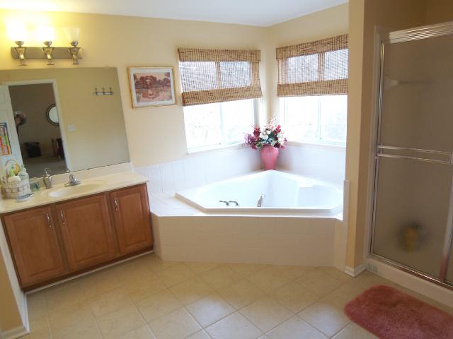 Owner Bath/Spa:  Deluxe master bath w/ soaking tub, double vanities and sinks