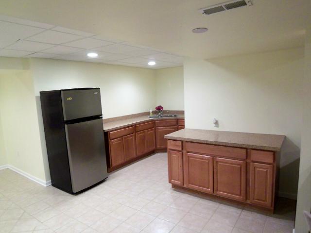 Lower level kitchenette