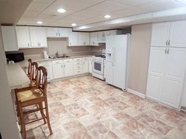 Kitchen:  Lower level fully applianced kitchen