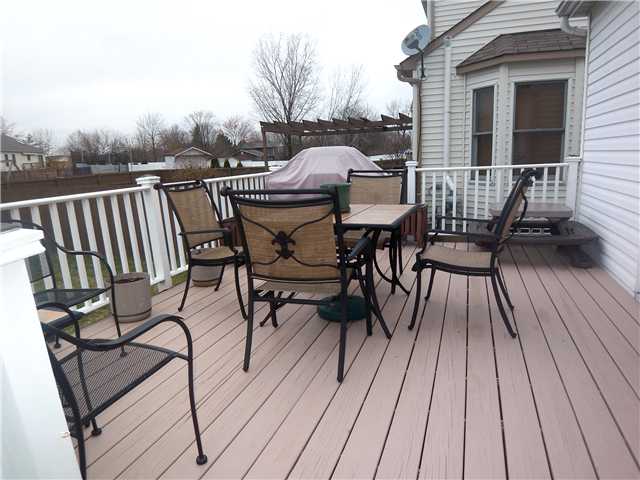 Patio/Deck:  Relax on your deck overlooking large green space