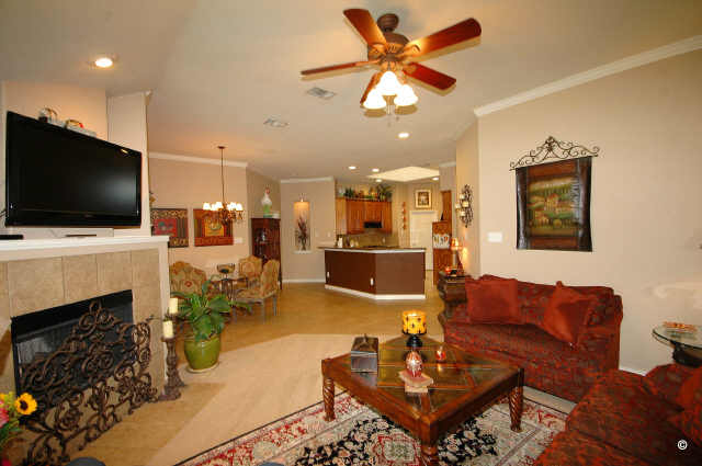Family room to kitchen