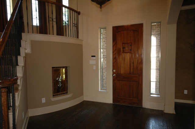 Entry with wine cellar