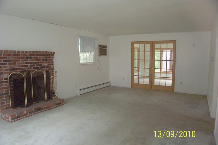 Fireplaced living room