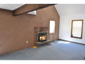 HUGE Fireplaced Master with Skylit Vaulted Ceilings