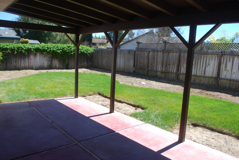 Shady Covered Patio
