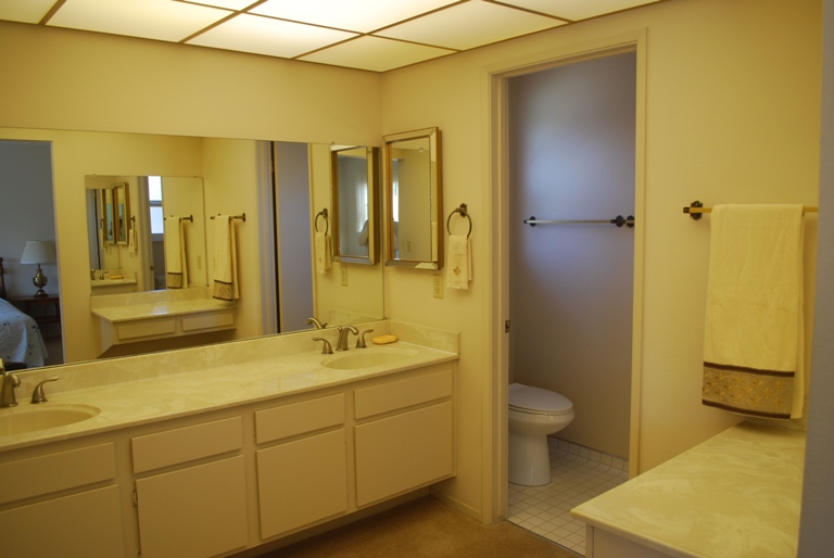 Double Sinks and Walk -In Closet