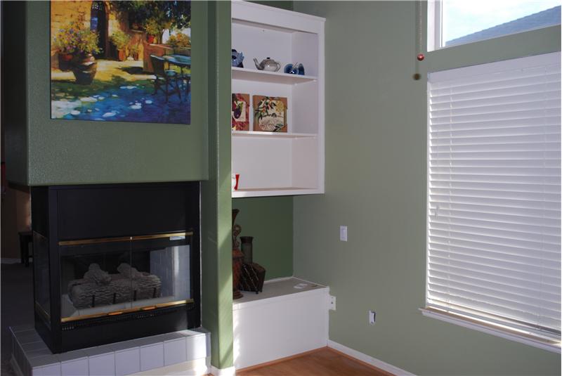 Double Sided Fireplace