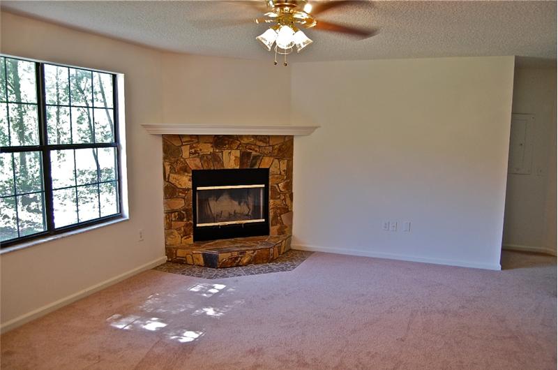 Living Room with Fireplace