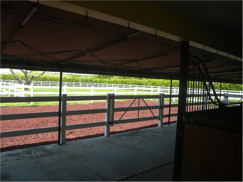 Shade cover for entire barn