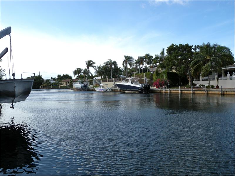 Wide ocean access canal