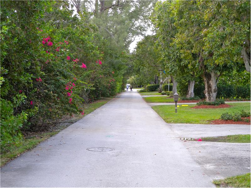 Preserve across the street