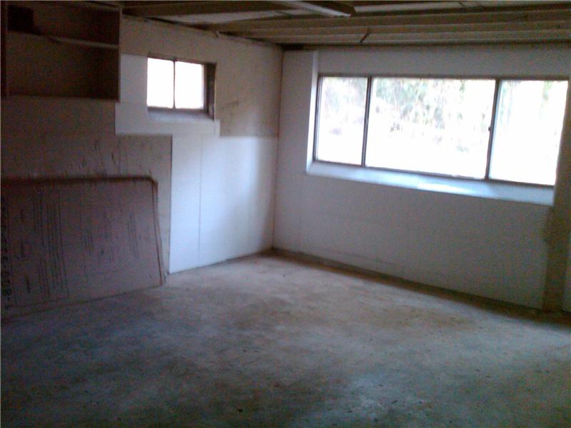 Unfinished Basment area