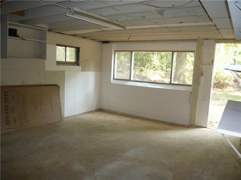 Unfinished Basment area