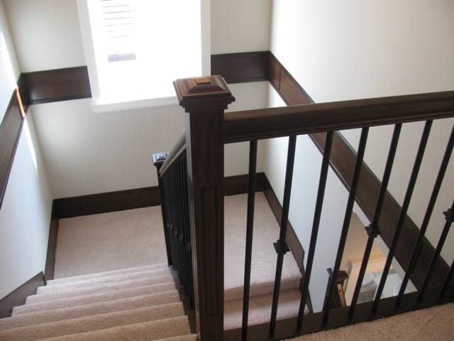View from upstairs looking down