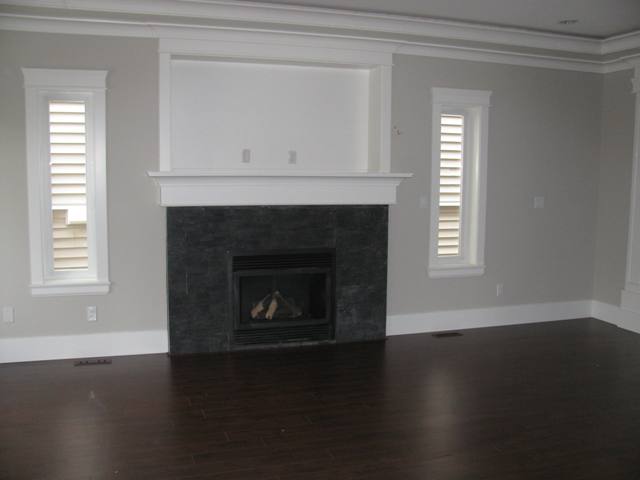 Great Room with gas fire place and room for flat screen TV