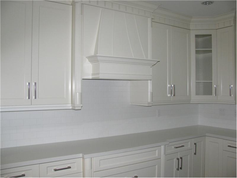 kitchen with hidden hood fan