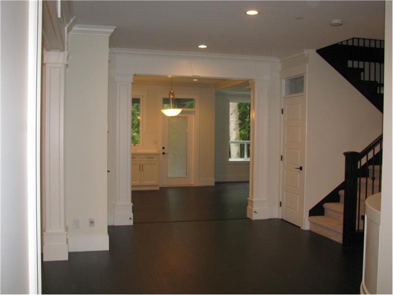 View from front entrance looking in