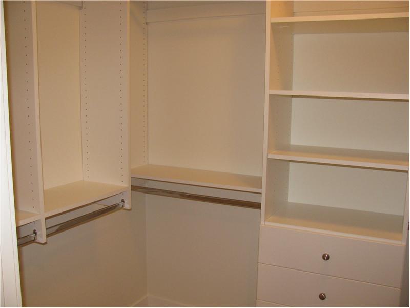 Master walk-in closet