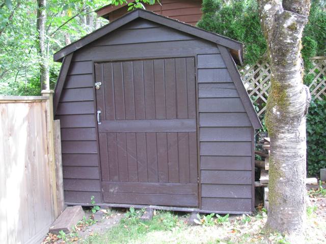 Shed for storage