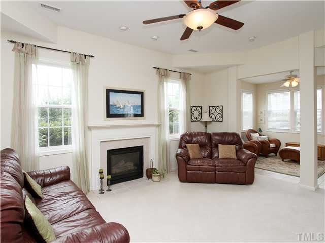 Gas Fireplace in Family Room