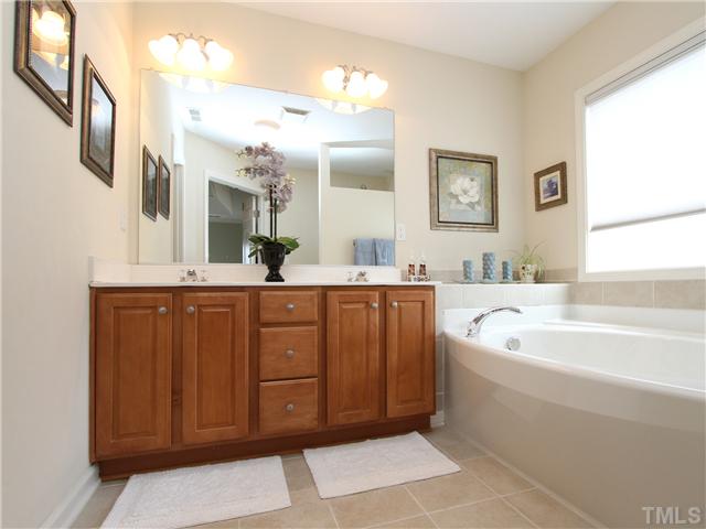 Dual Sink Vanity in Master Bath