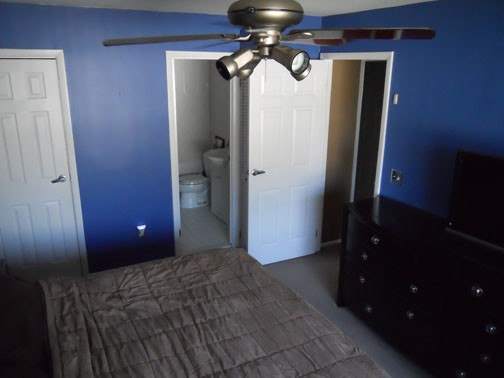 Master bedroom with 3/4 Bathroom