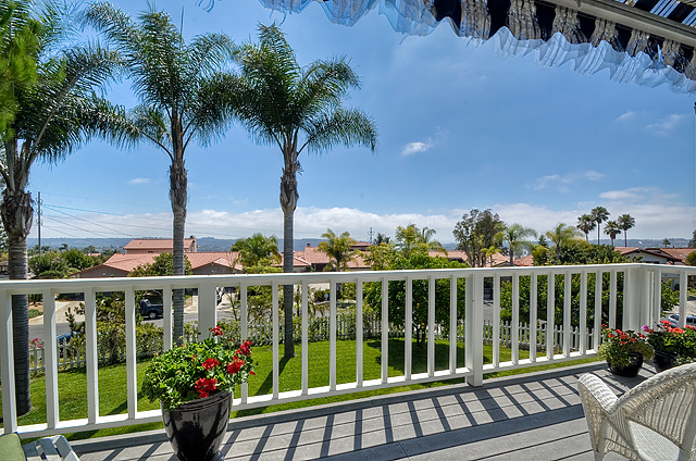 Ocean views form master deck