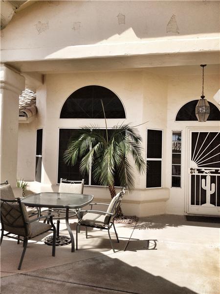 courtyard in front